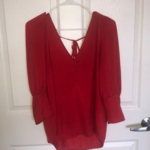 Express Red Medium Blouse